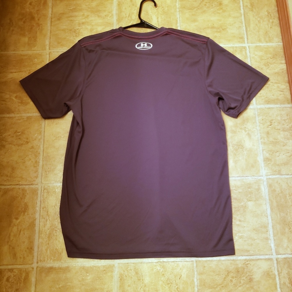Under Amour Mens Heatgear Grey Bball shirt Sz M - Picture 2 of 7